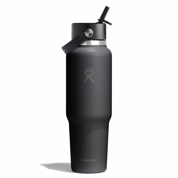 40 oz Travel Bottle with Flex Straw Cap D2