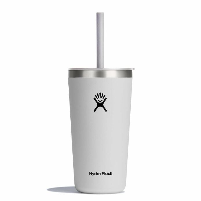 20 oz All Around™ Tumbler with Straw Lid - White Y7